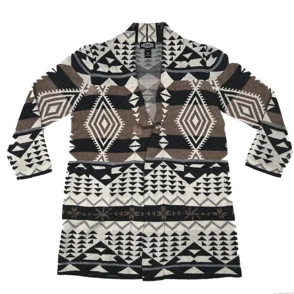 Anthropologie X Oliver. O Southwestern Boho Tribal Knit Cardigan Size 1X - NWOT - Picture 3 of 7